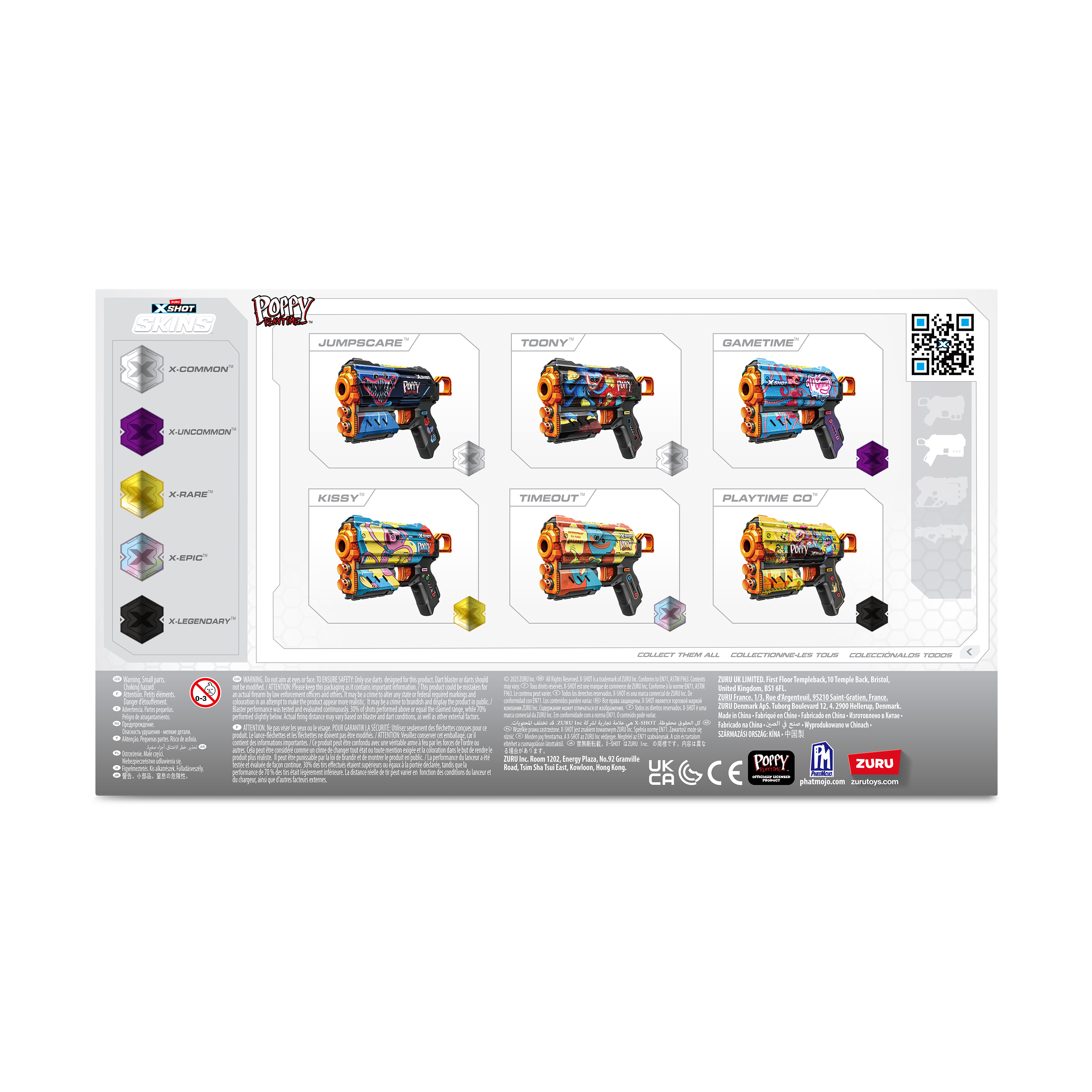 Набор игровой XSHOT Skins Flux Poppy Playtime в ассортименте 36649 - фото 13