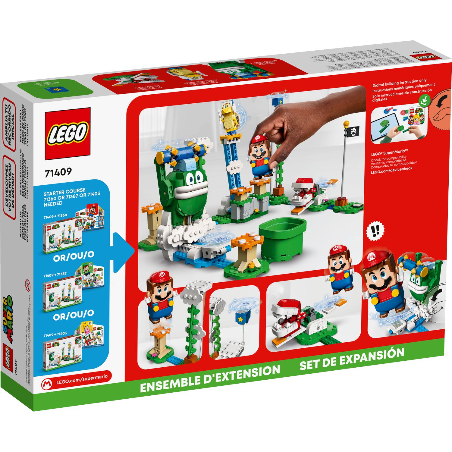 Конструктор LEGO Super Mario Big Spikes Cloudtop Challenge Expansion Set 71409 - фото 4