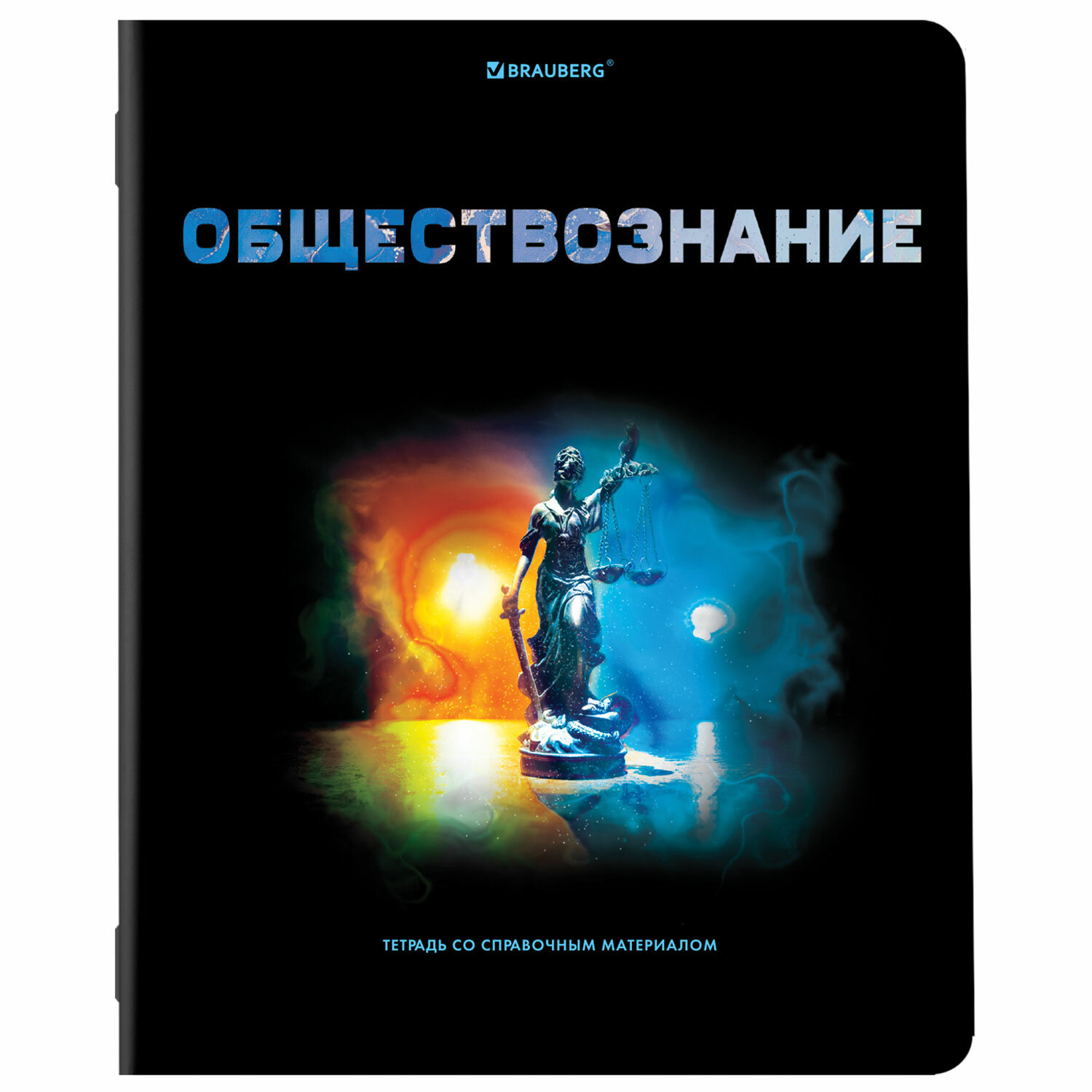 Тетради Brauberg школьные со справочным материалом в клетку/линейку 12 предметов 48 л Shade - фото 18