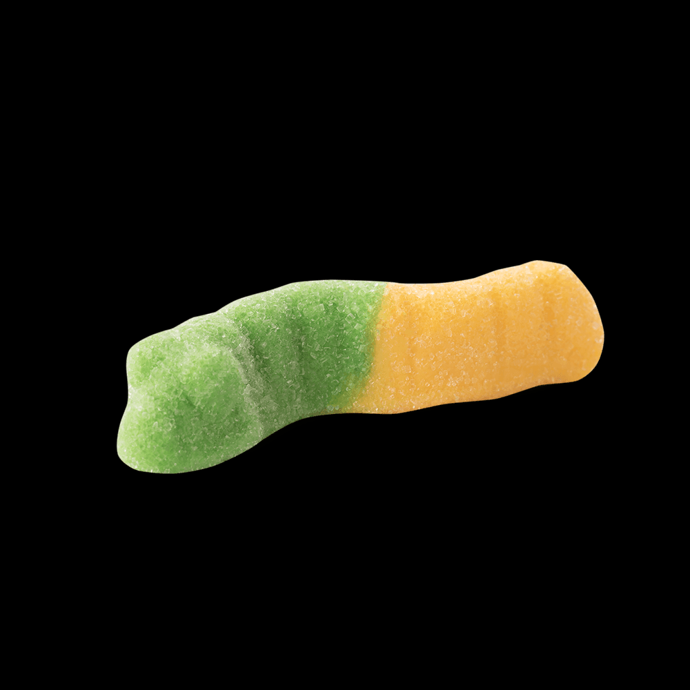 Жевательный мармелад Docile Gelatines sour worms ELATINES Червячки со вкусом ягод и фруктов 80г - фото 3