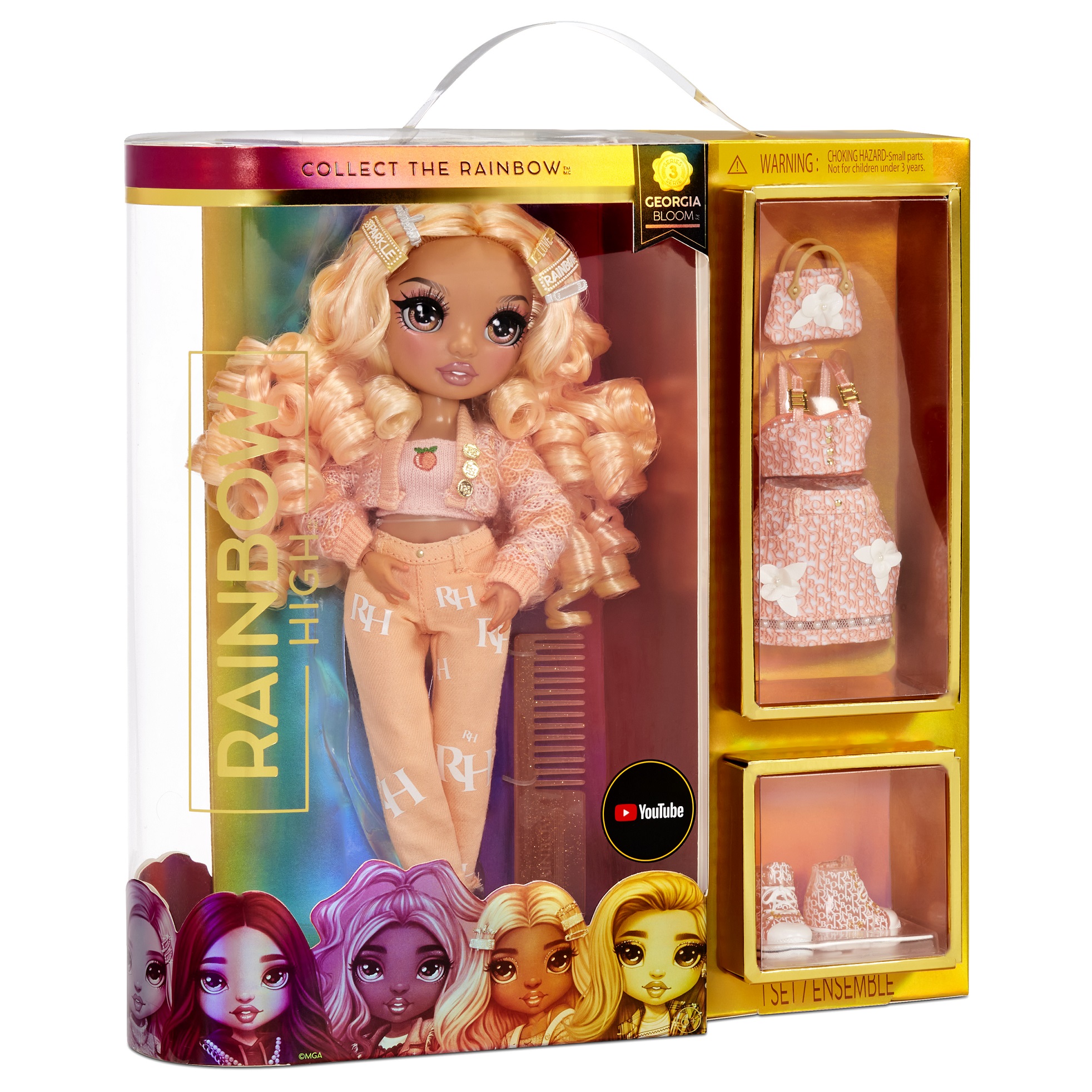 Кукла Rainbow High CORE Fashion Doll Peach 575740 - фото 1