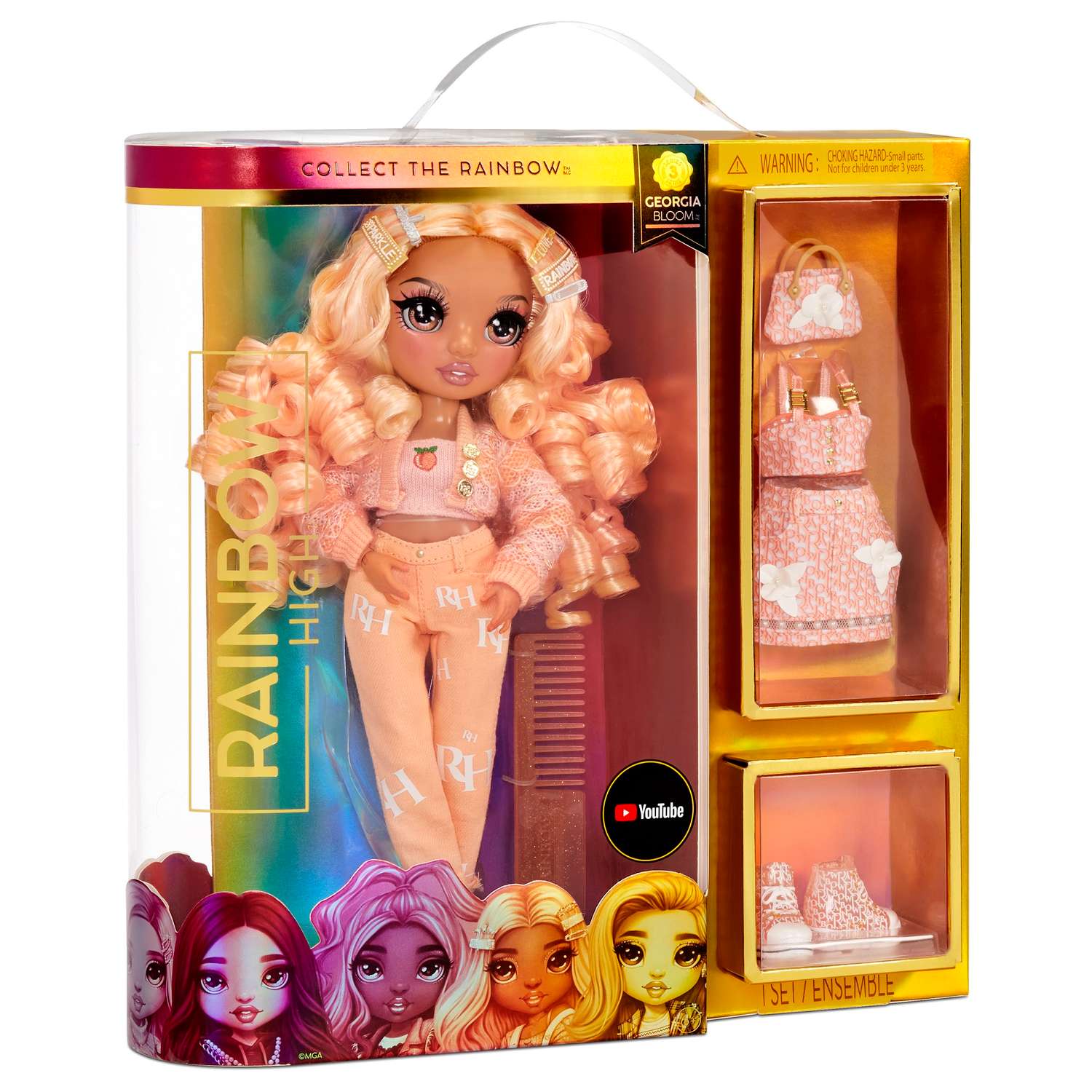 Кукла Rainbow High CORE Fashion Doll Peach 575740 - фото 1