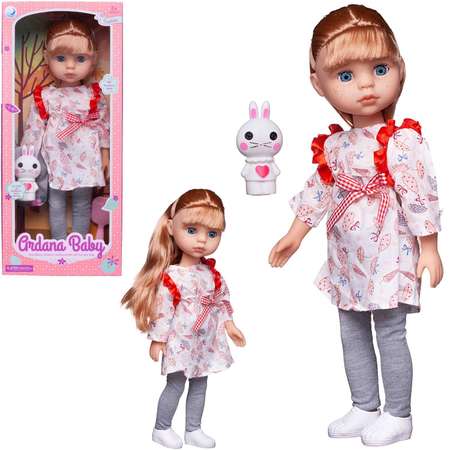 Кукла Ardana Baby Junfa Блондинка в светлом платье с кроликом