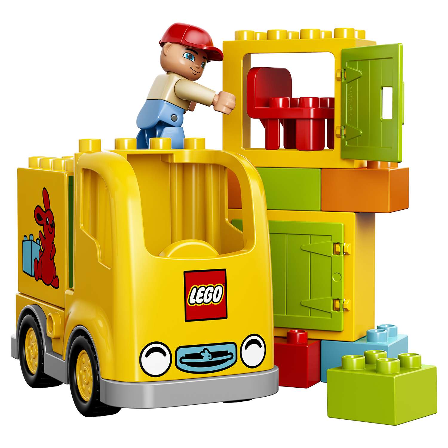 Конструктор LEGO DUPLO Town Желтый грузовик (10601) - фото 7