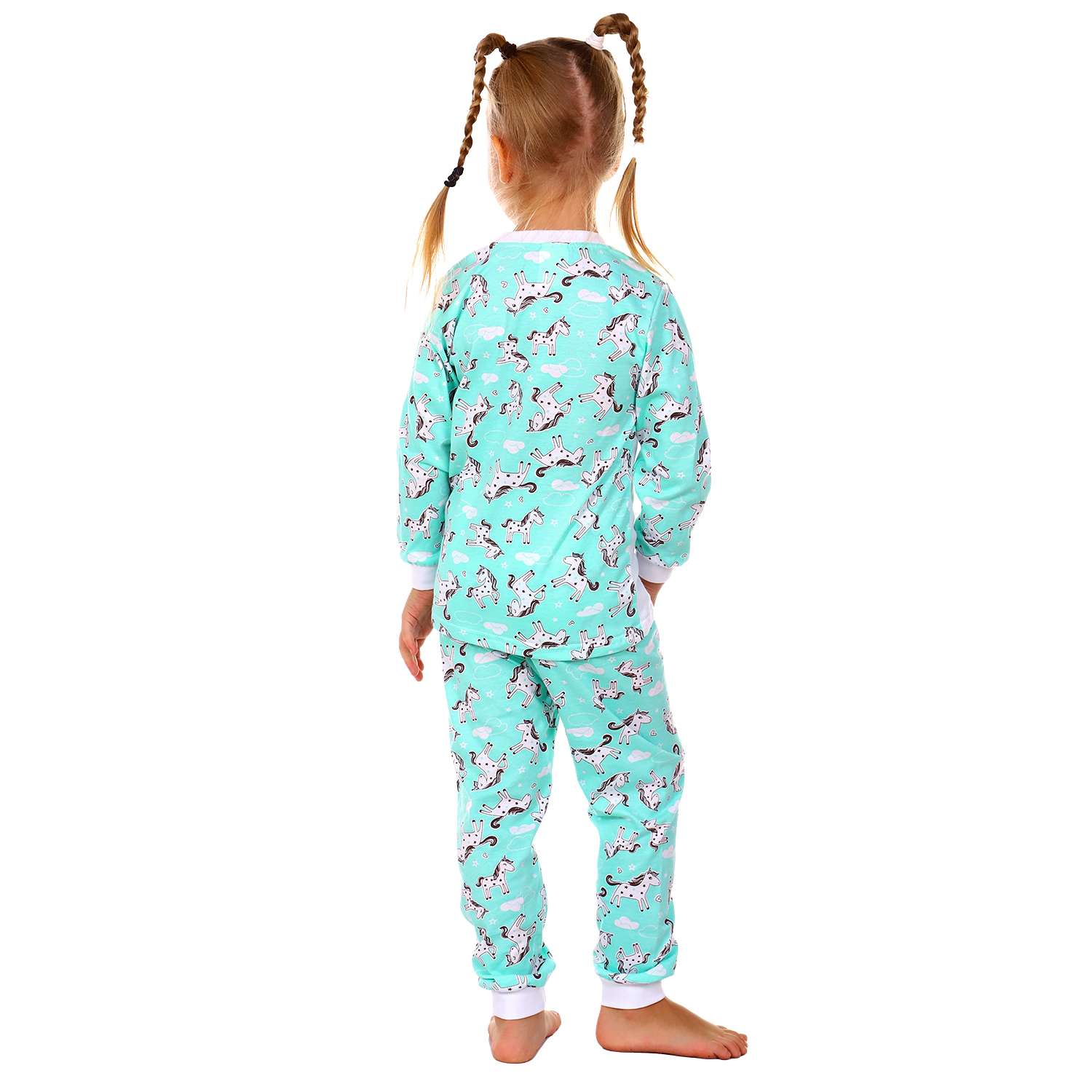 Пижама Детская Одежда 0025К/мятный - фото 3
