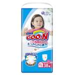 Подгузники-трусики для девочек Goon XL 12-20кг 38шт