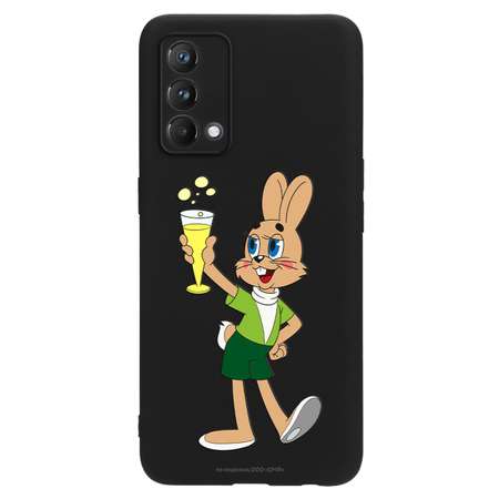 Силиконовый чехол Mcover для смартфона Realme GT Master Edition Q3 Pro Союзмультфильм Заяц с шампанским