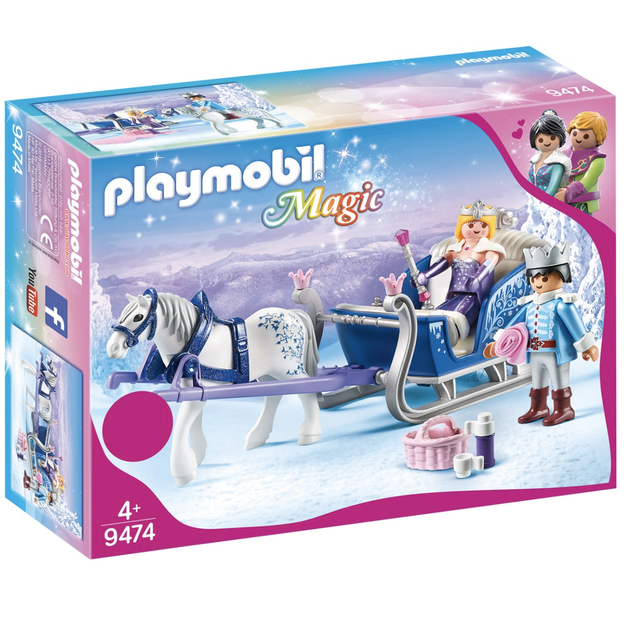 Игровой набор Playmobil Сани с королевской парой - фото 1