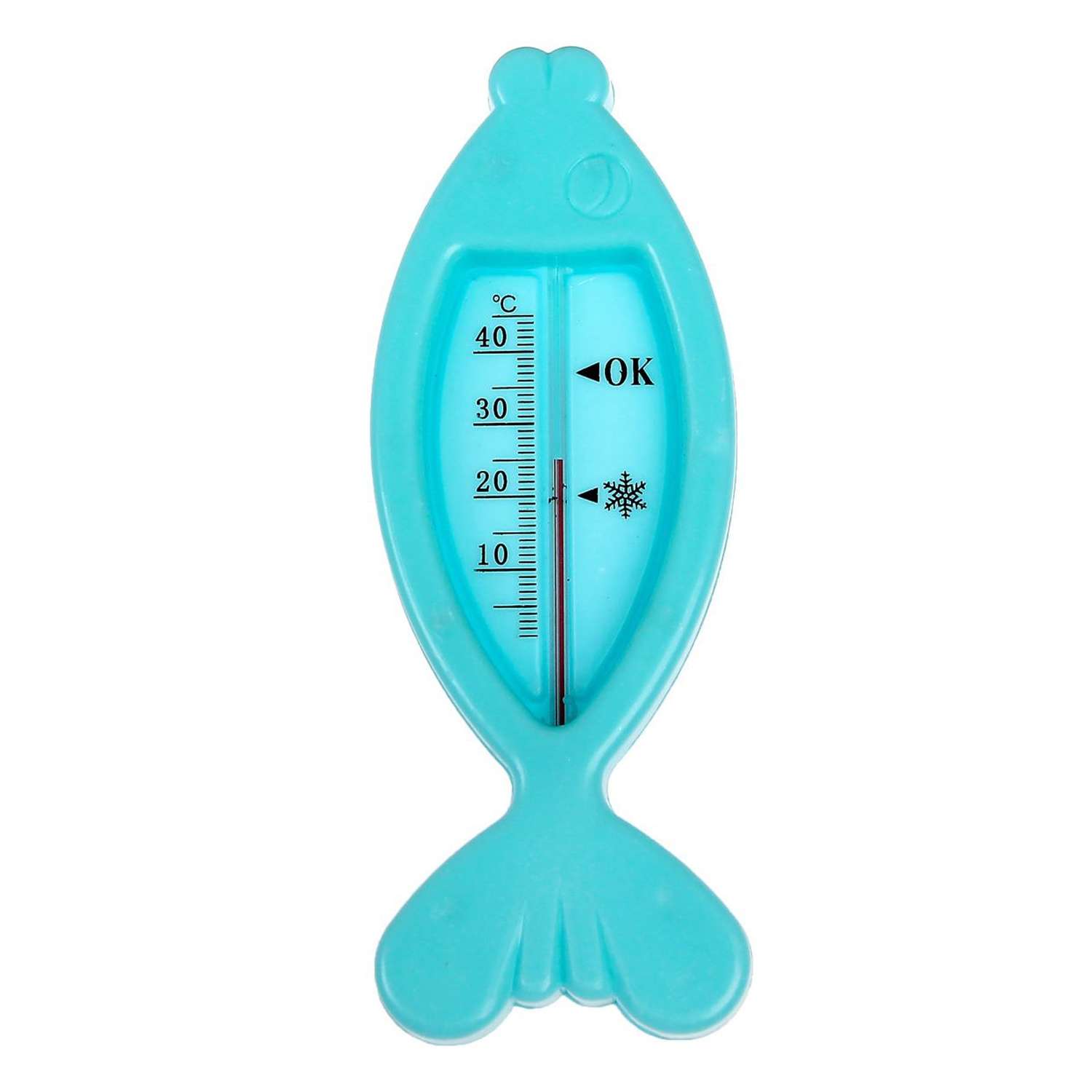 Термометр Крошка Я для ванной Рыбка цвет голубой - фото 1