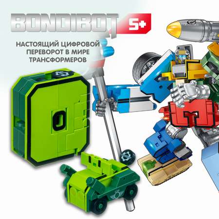 Фигурка Bondibon трансформер Робот Цифра 2в1