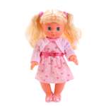 Кукла Карапуз интерактивная в розовом платье 214793