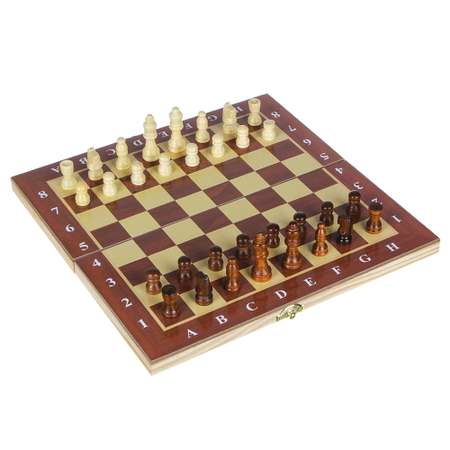 Набор игр 3 в 1 Игроленд  шашки шахматы нарды