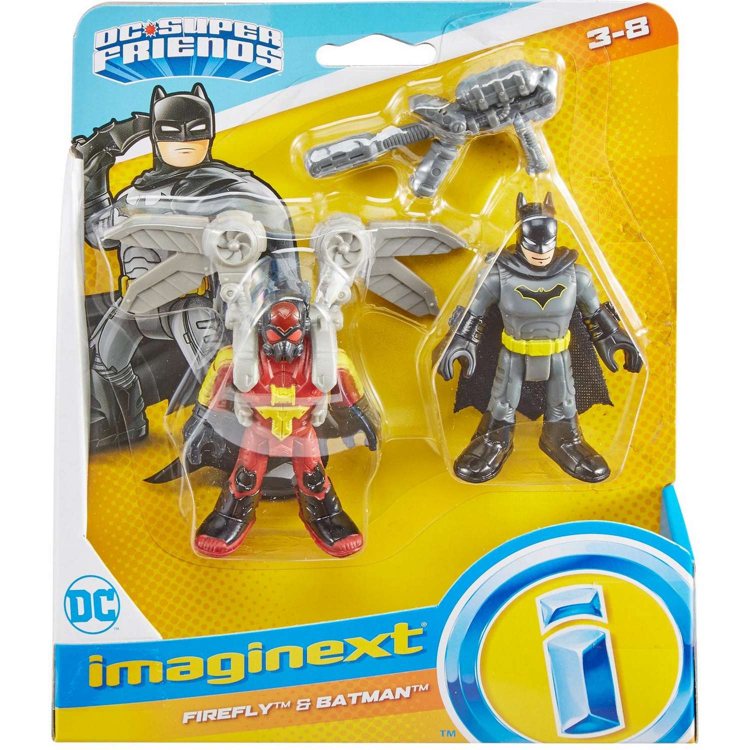 Фигурка IMAGINEXT Batman Бэтмен и Светлячок FXW90 - фото 2