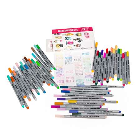 Набор капиллярных ручек SKETCHMARKER Artist fine pen Basic 48 цветов