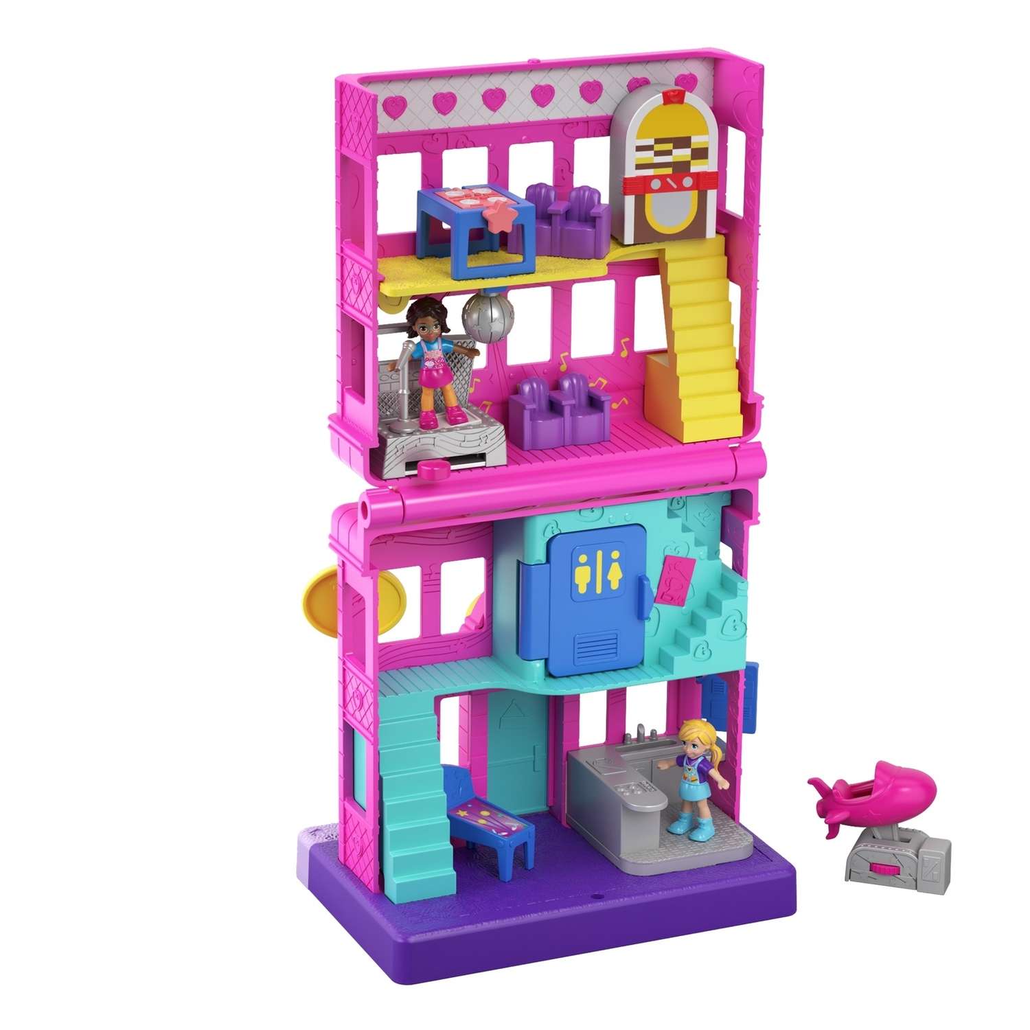 Набор игровой POLLY POCKET Полливиль станция Закусочная GGC30 GGC29 - фото 9