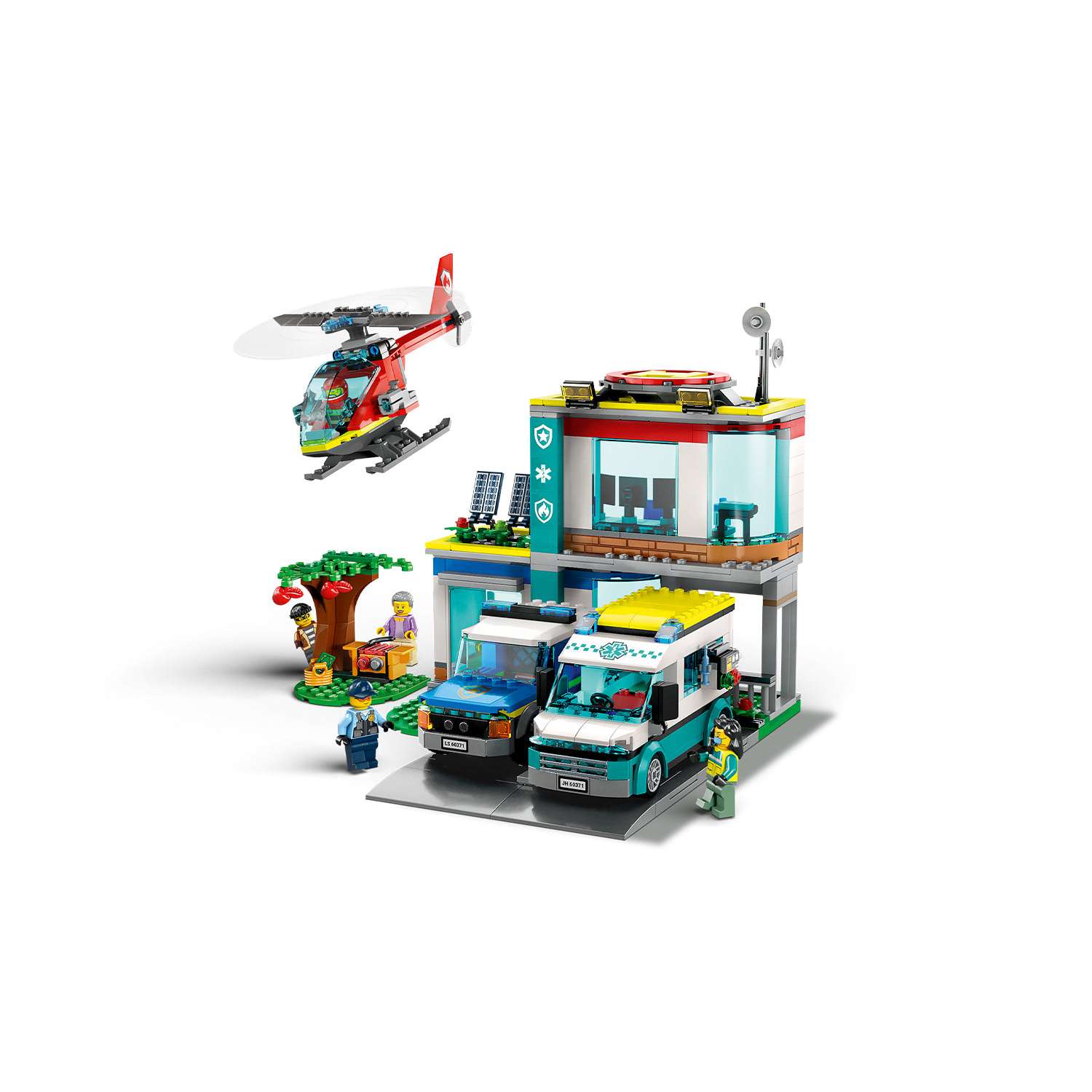 Конструктор LEGO City Fire «Штаб спасательных транспортных средств» 706 деталей 60371 - фото 3
