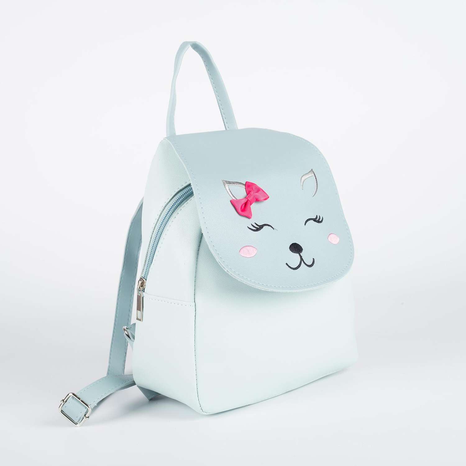 Рюкзак детский NAZAMOK «Милая кошечка» голубой - фото 2