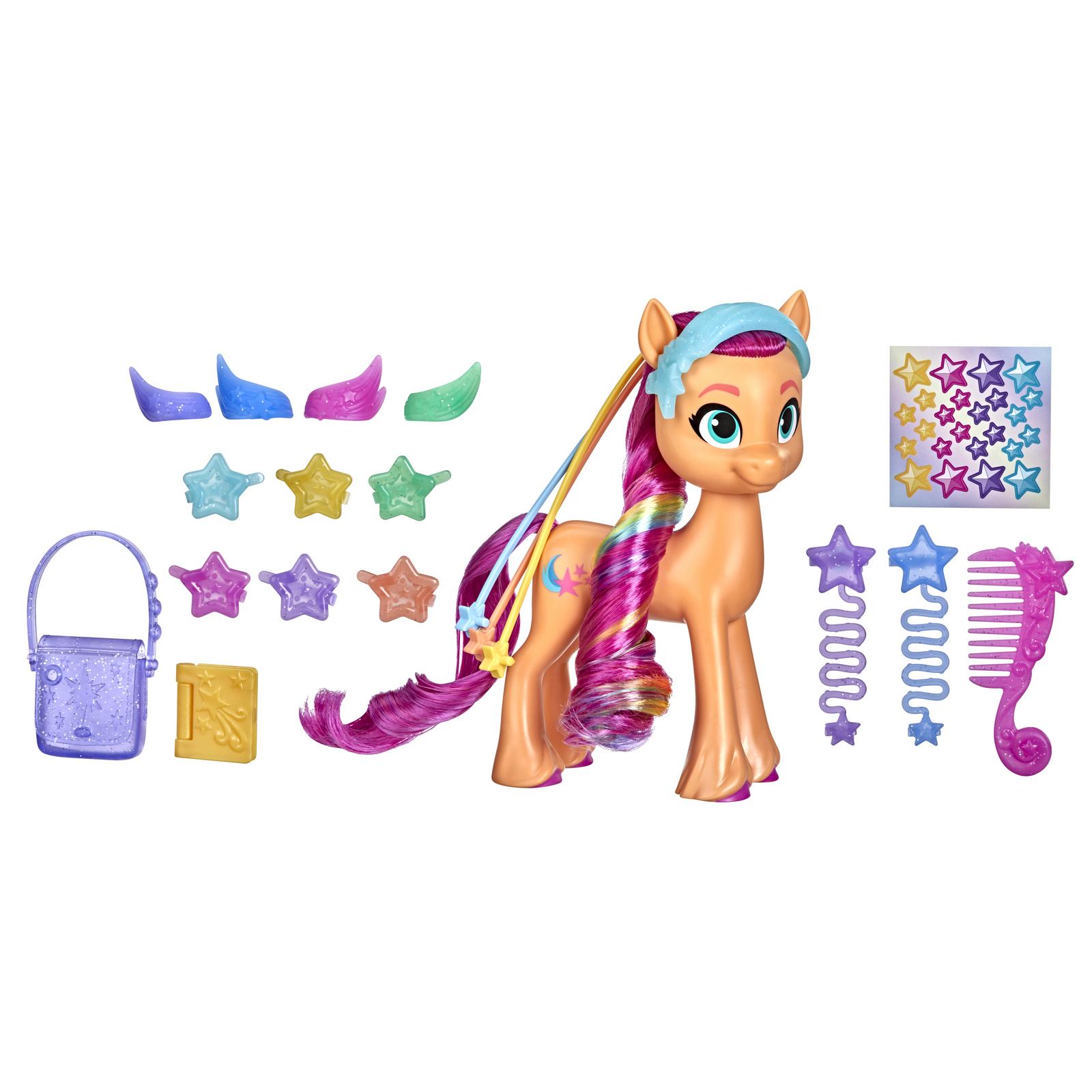 Игрушка My Little Pony Пони фильм Радужные волосы Санни F17945L0 купить по  цене 1499 ₽ в интернет-магазине Детский мир