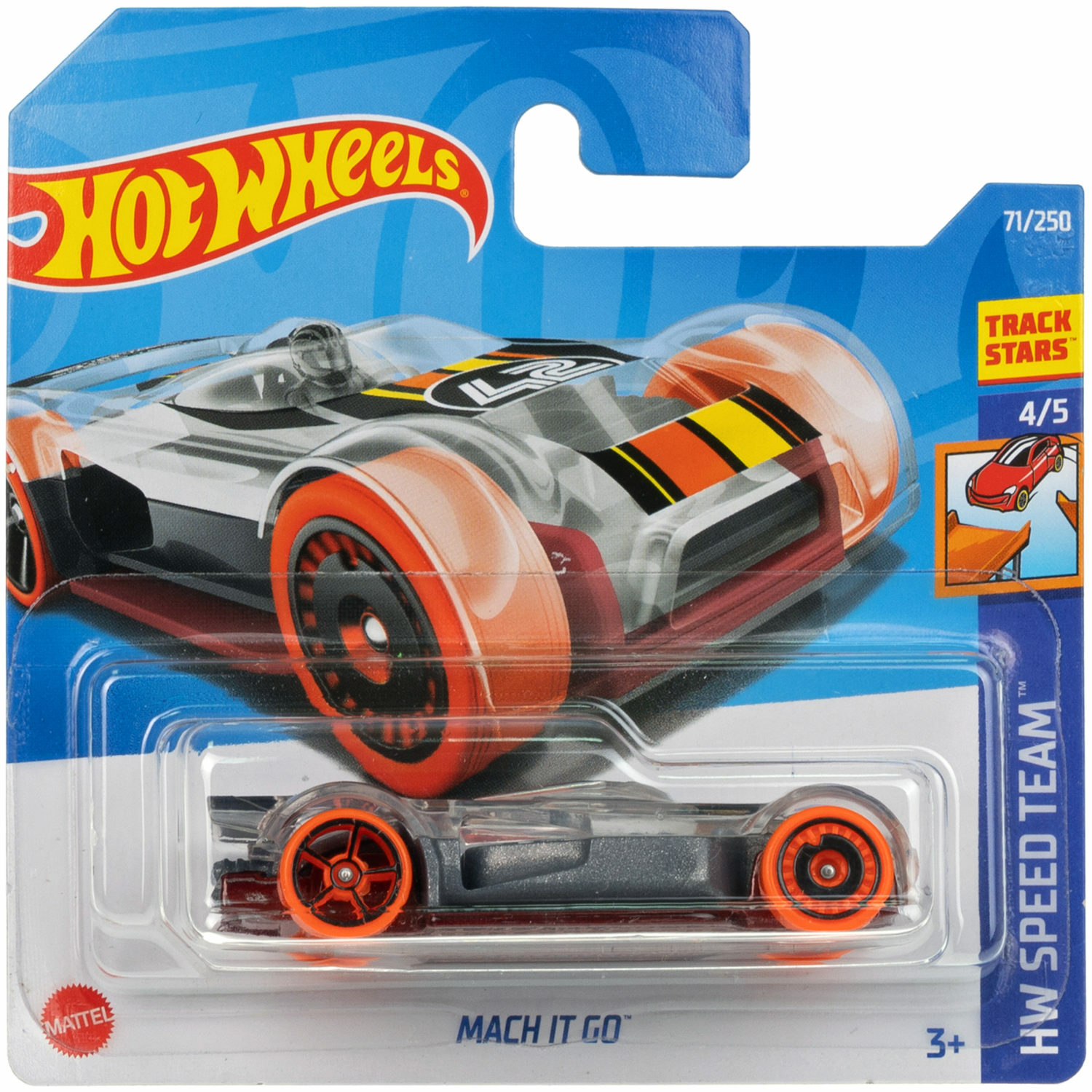 Болид Hot Wheels Mach it go без механизмов 5785-107 - фото 6