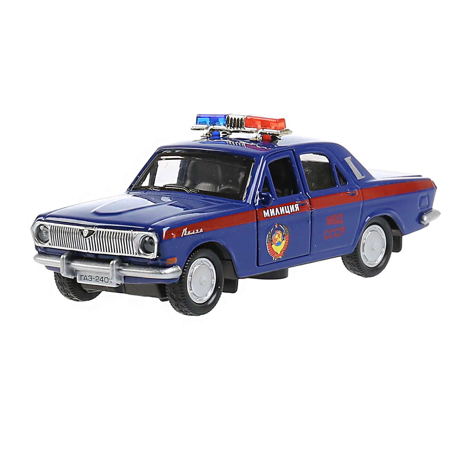 Машина Технопарк ГАЗ-2401 Волга Полиция 300016 300016 - фото 1