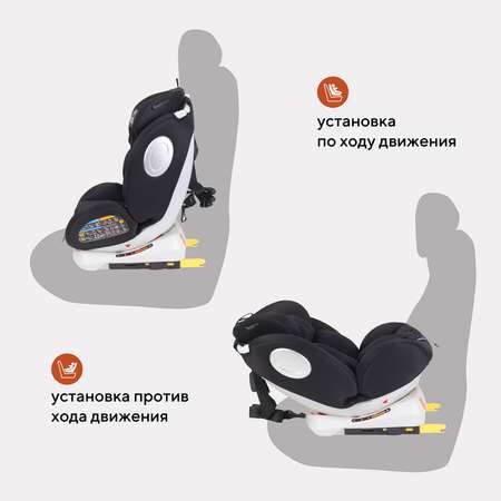 Автокресло Rant Basic Twist isofix Black группа 0+-1-2-3 0-36 кг