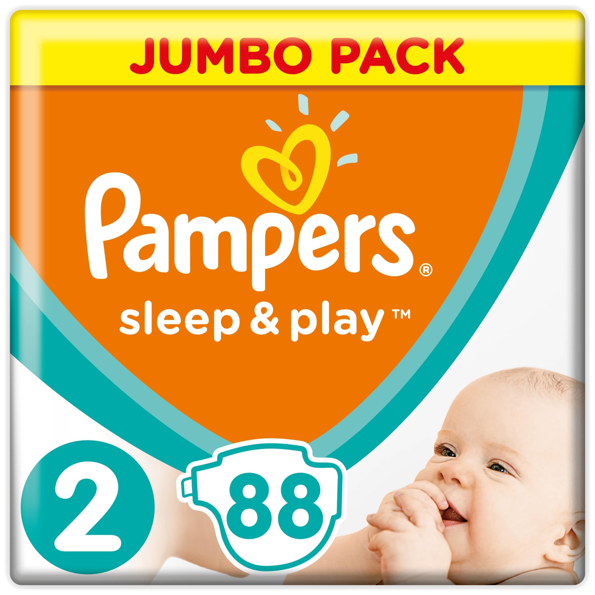 Подгузники Pampers Sleep and Play 2 4-8кг 88шт - фото 1