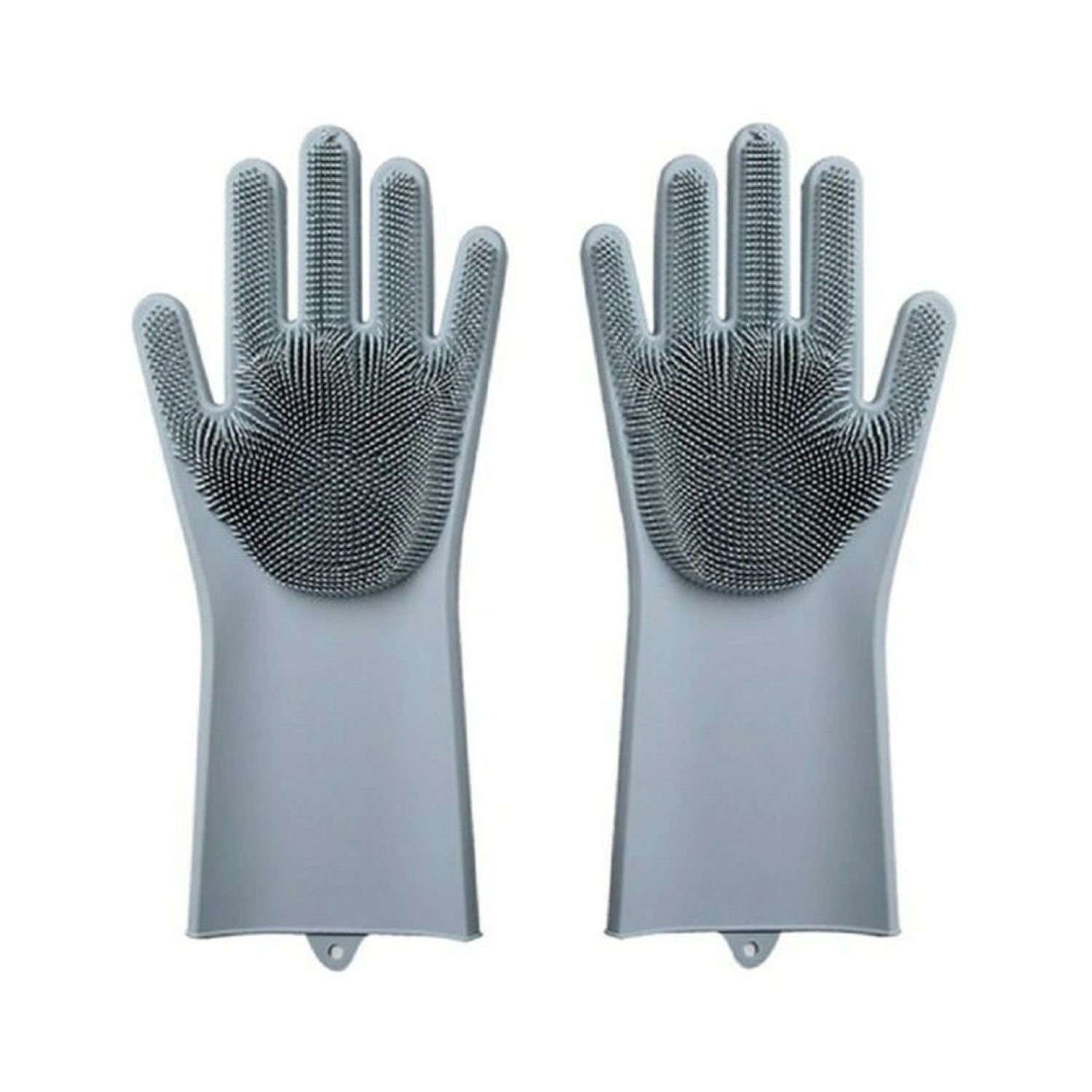 Силиконовые перчатки Rabizy Многофункциональные серые - фото 1