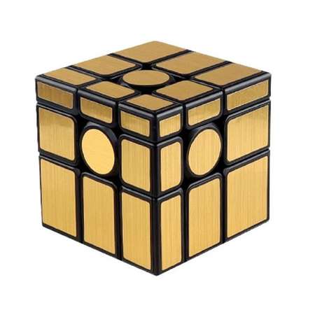Зеркальный кубик Рубика SHANTOU 3х3 золотистьый