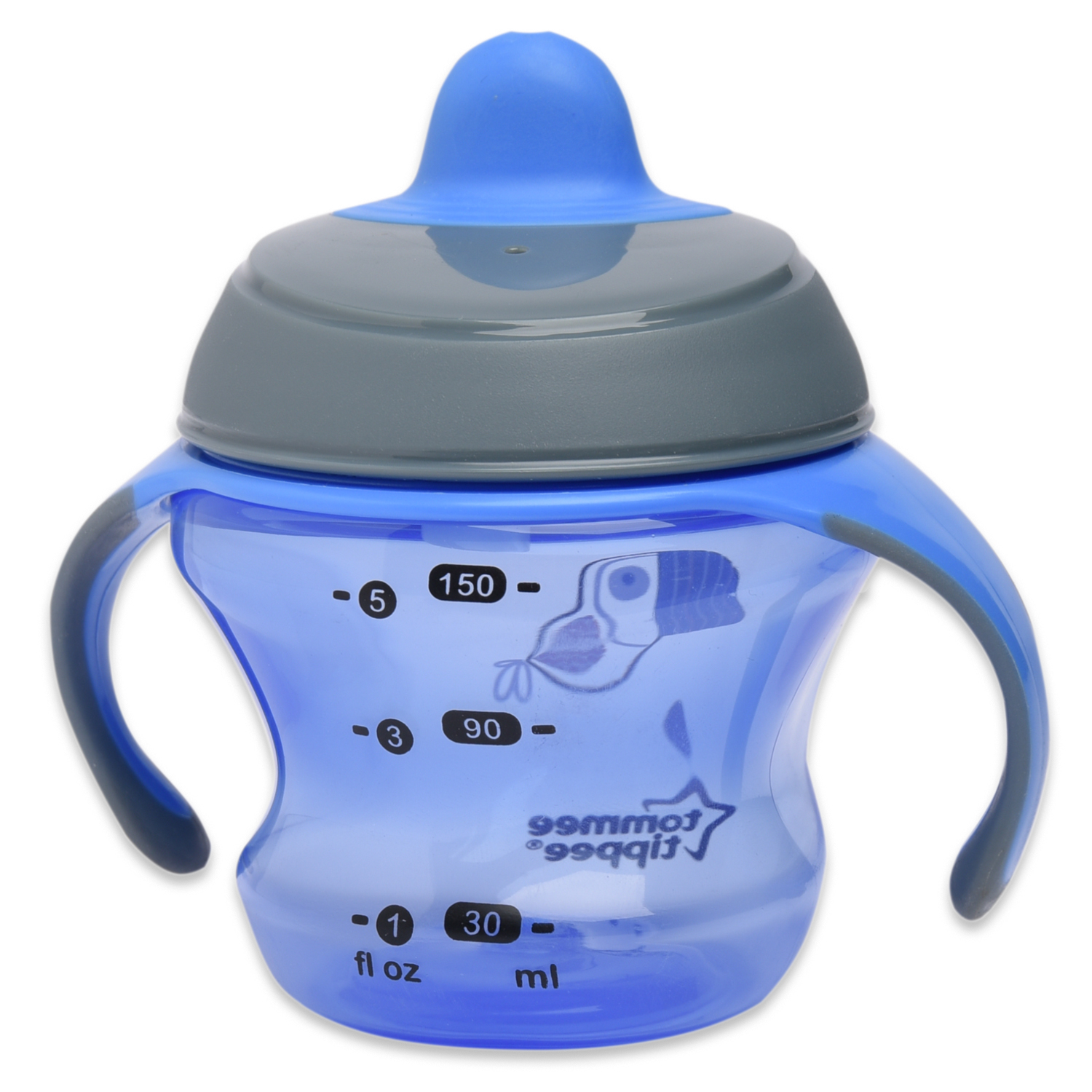 Первая чашка Tommee tippee Explora 150 мл Голубая - фото 3