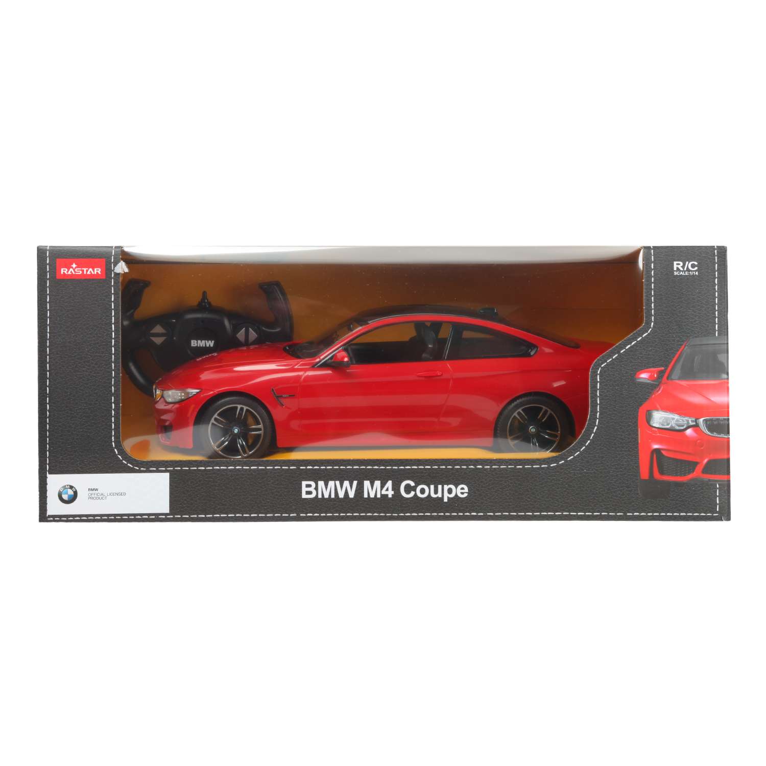 Машина Rastar РУ 1:14 BMW M4 Coupe Красный 70900 - фото 2
