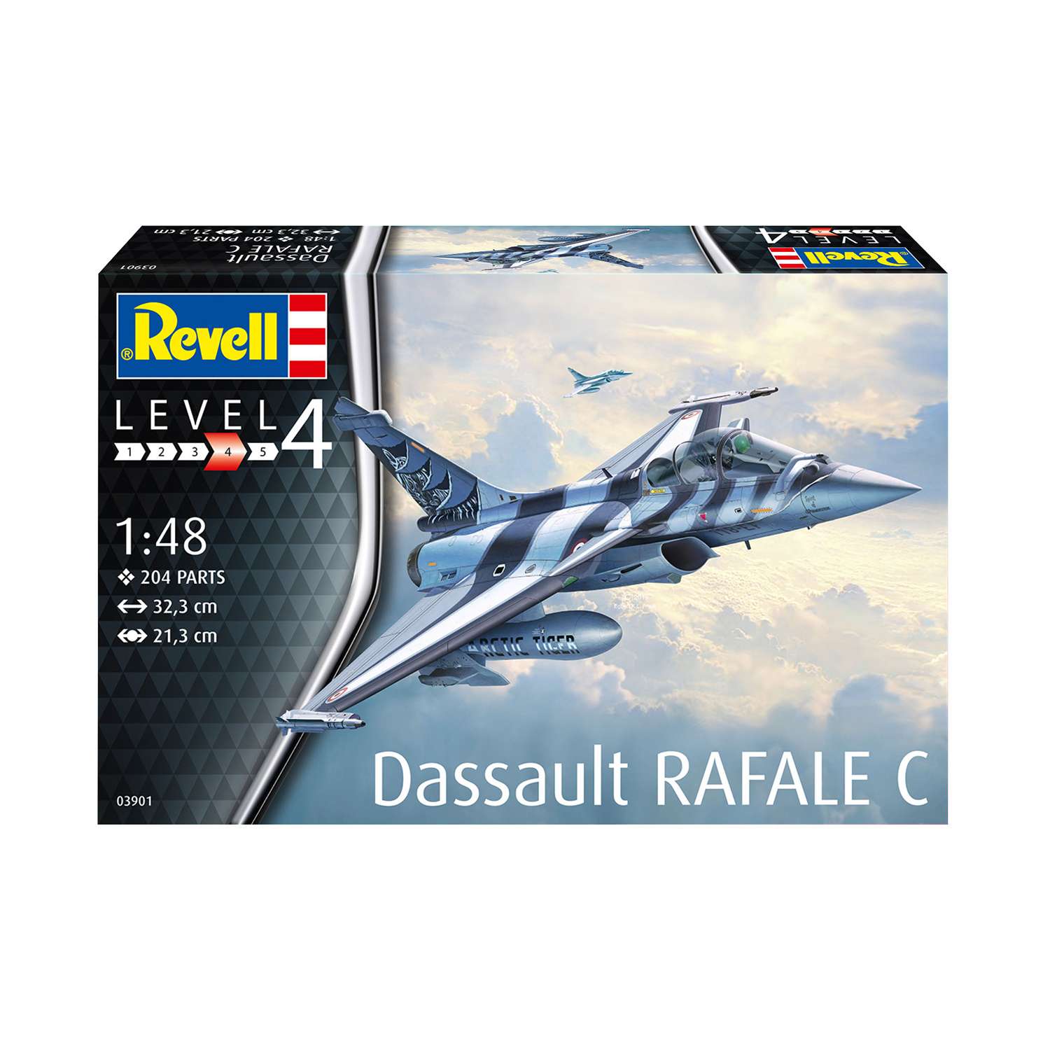 Сборная модель Revell Многоцелевой истребитель Dassault Rafale C 03901 - фото 2