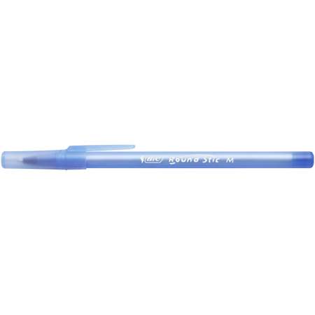 Ручка шариковая BIC Round Stic 8шт Cиний 928497