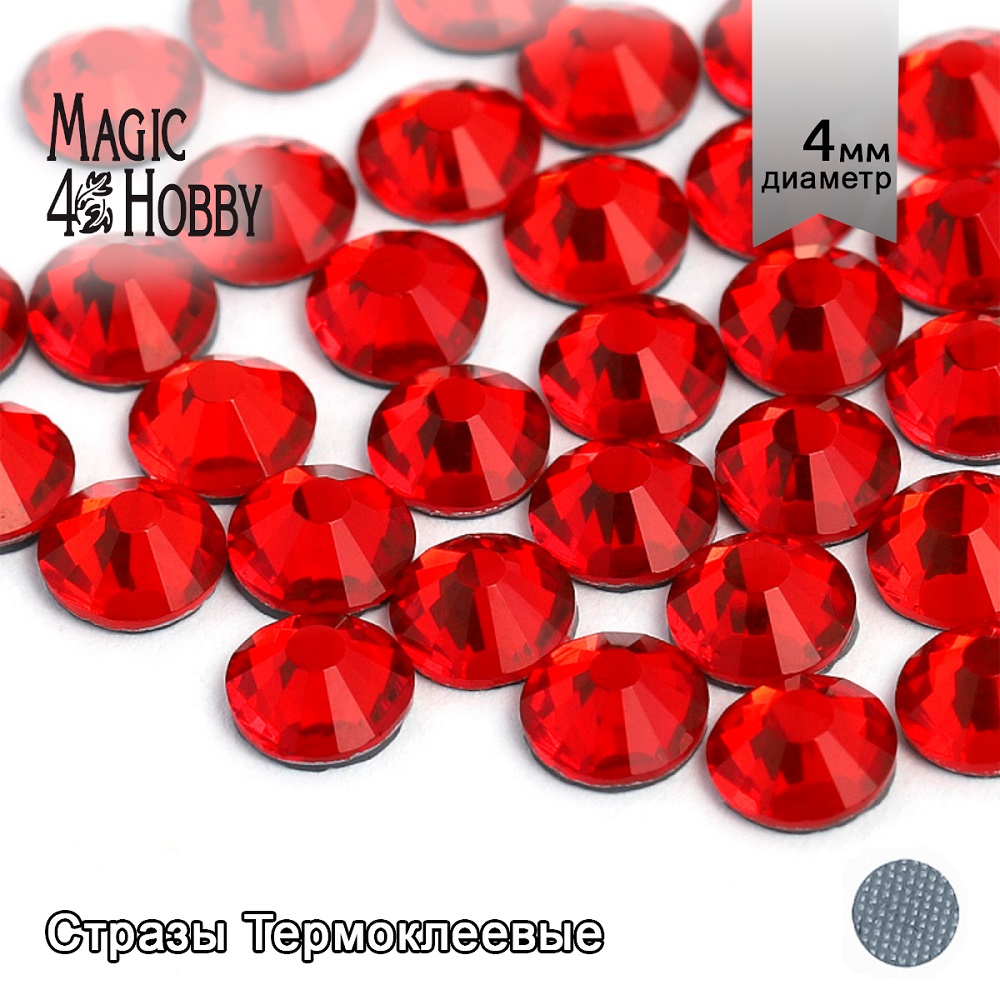 Стразы термоклеевые Magic 4 Hobby 3,8-4,0 мм цвет упаковка 288шт - фото 1