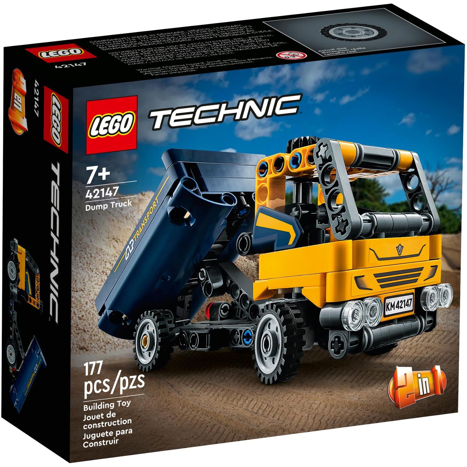 Конструктор LEGO Самосвал Техник 42147 купить по цене 1099 ₽ в  интернет-магазине Детский мир