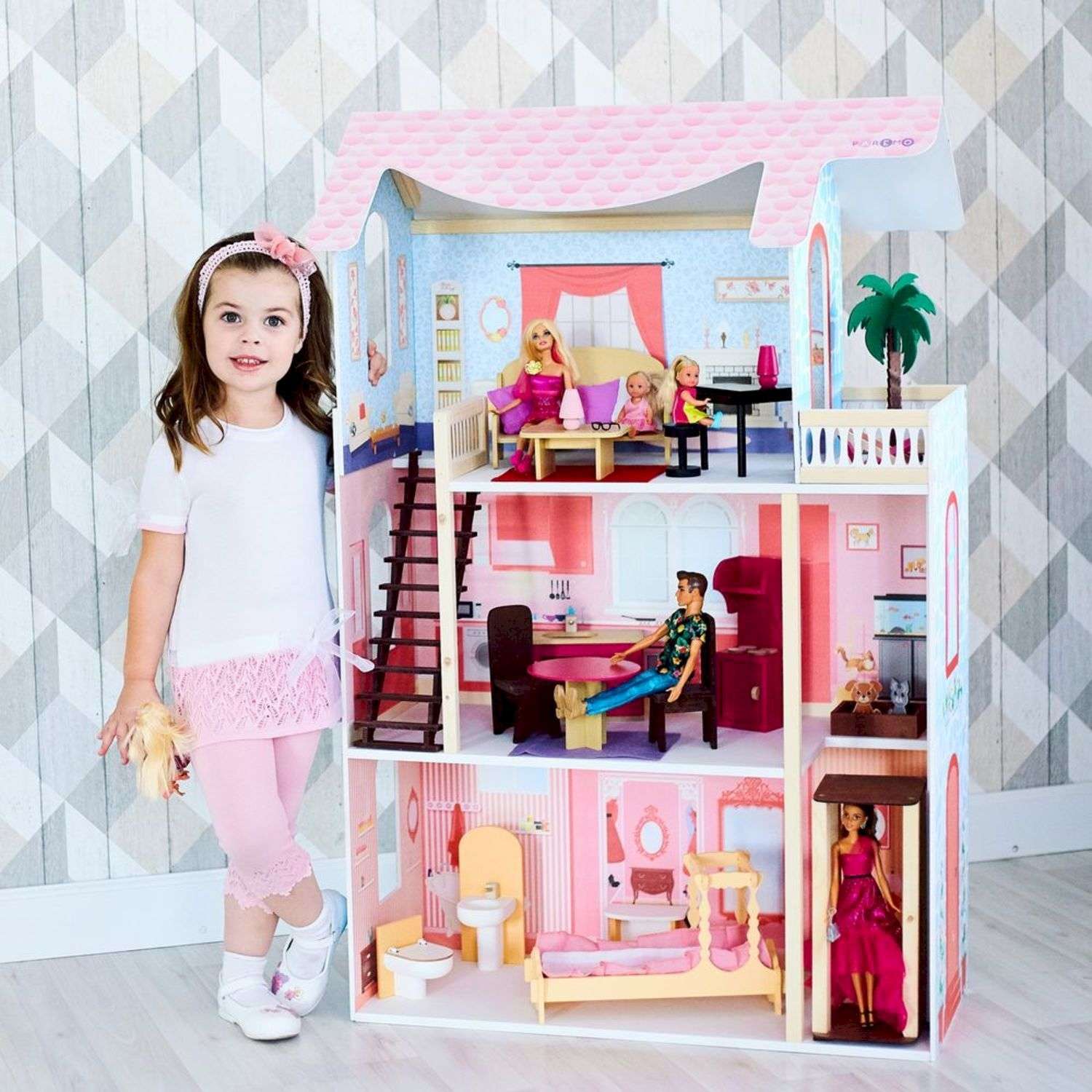 Кукольный домик Paremo Эмилия-Романья с мебелью 19предметов PD318-04 PD318-04 - фото 6