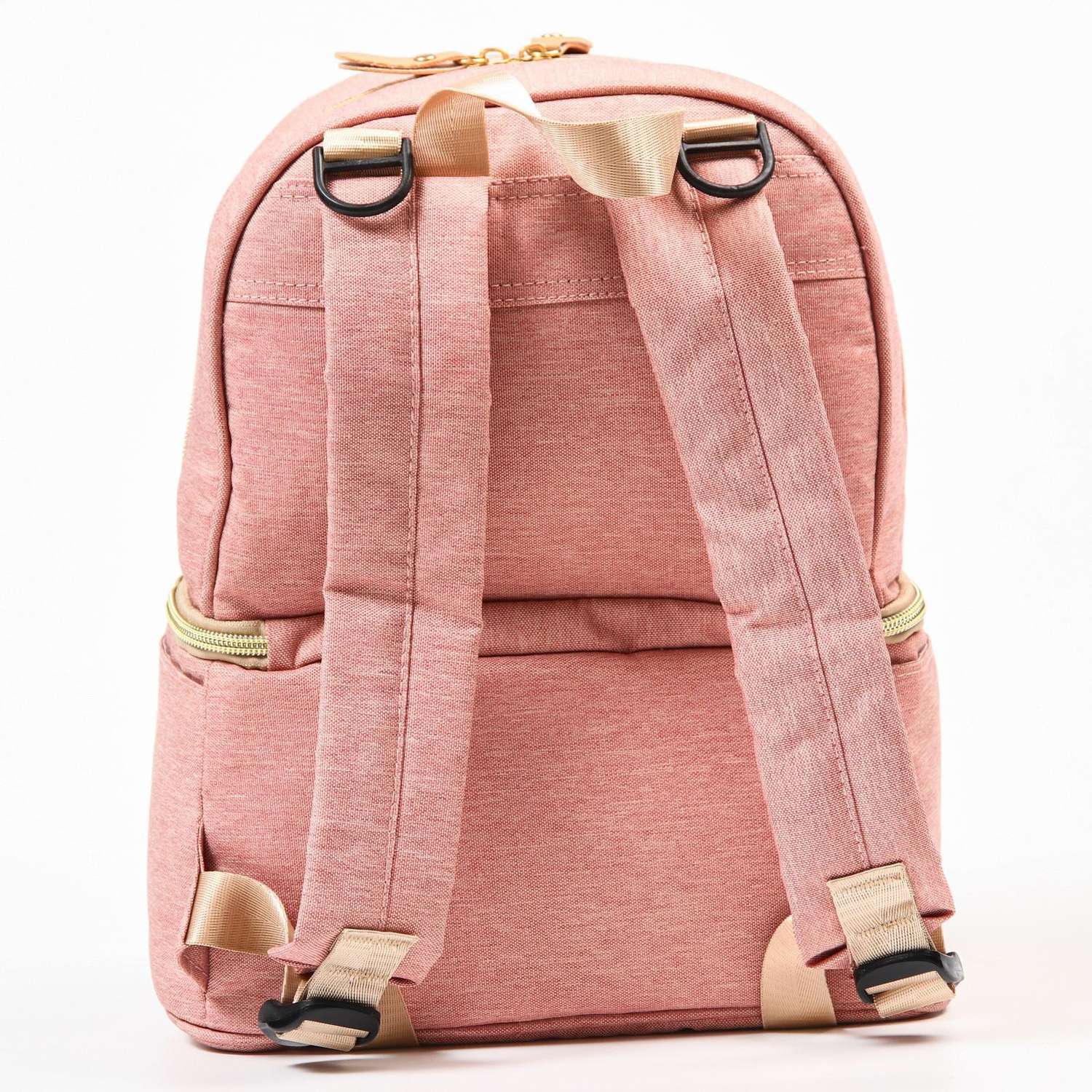 Сумка-рюкзак Sima-Land для хранения вещей малыша цвет розовый/серый - фото 3