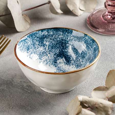 Миска Sima-Land керамическая «Море» 280 мл d=11.3 см цвет синий