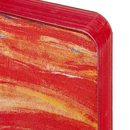 Ежедневник Brauberg недатированный А5 под кожу гибкий 136 листов Edvard Munch