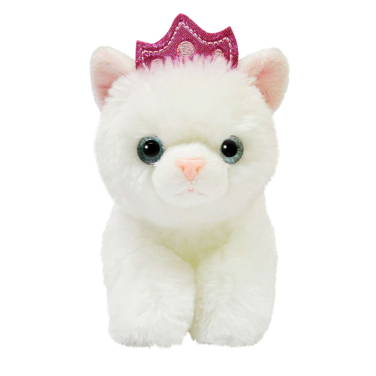 Игрушка мягкая Aurora Кошка в сумке Розовый 181149D - фото 6