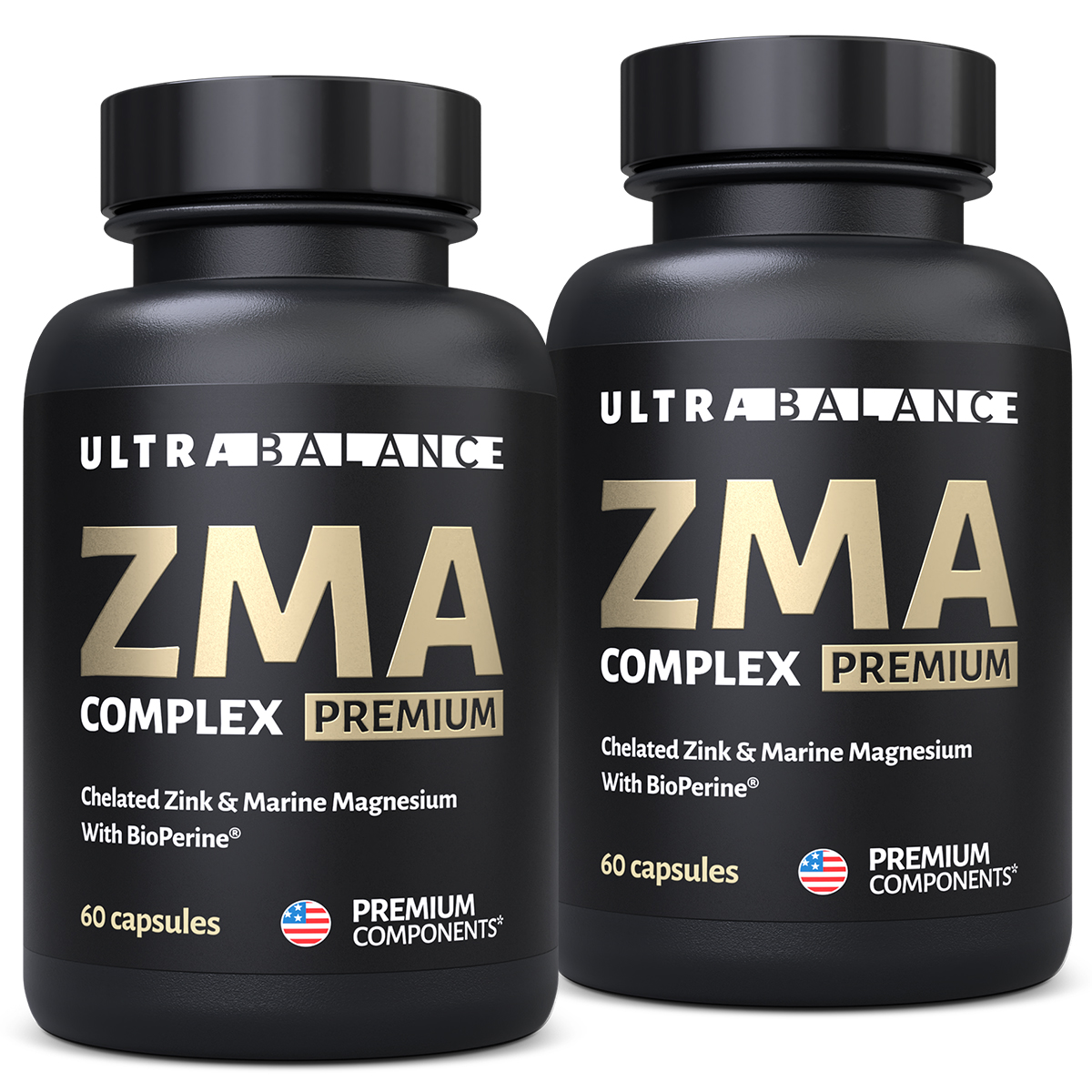 ZMA комплекс витамины UltraBalance спорт питание мультивитамины для мужчин бустер тестостерона 120 капсул - фото 1