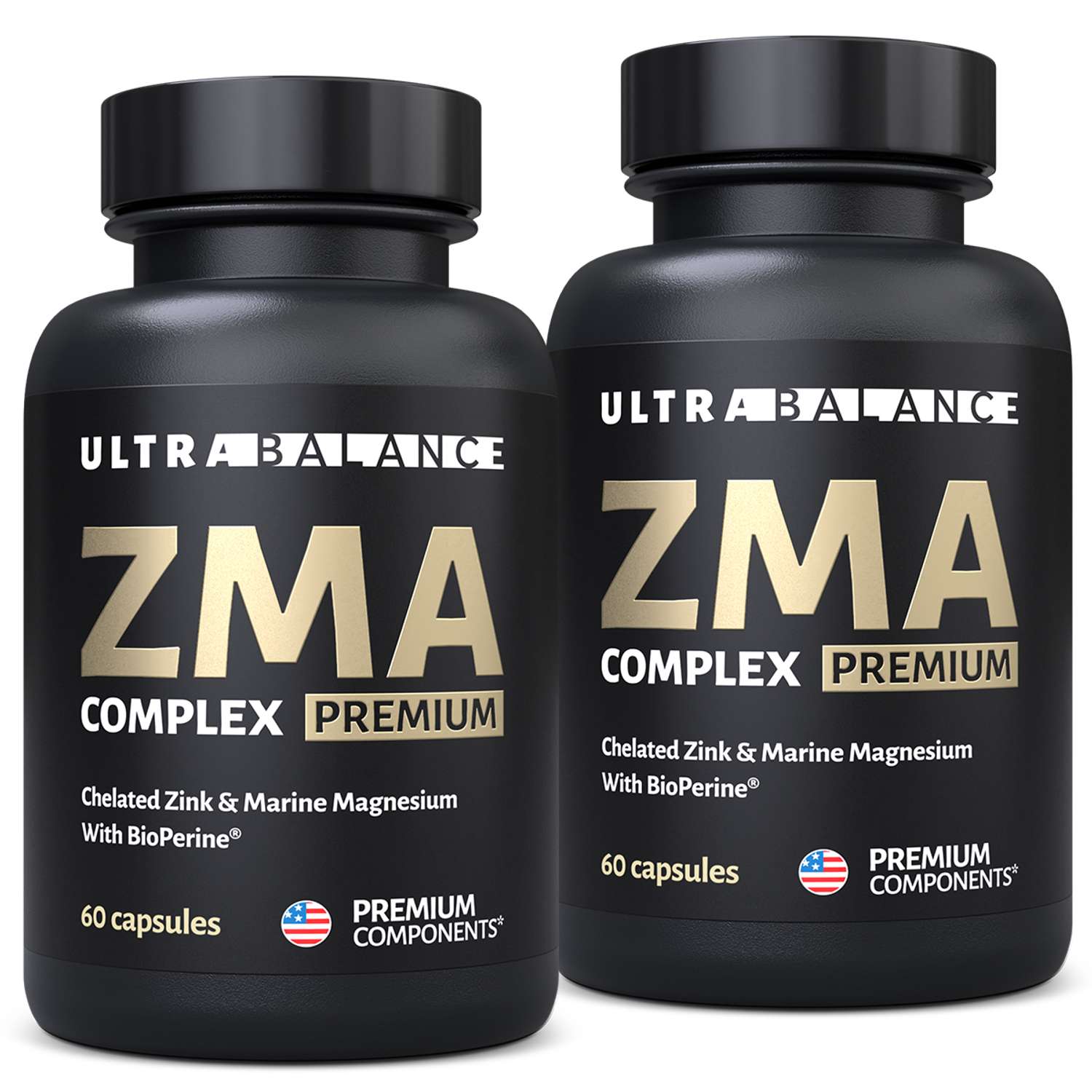 ZMA комплекс UltraBalance спорт питание мультивитамины для мужчин бустер тестостерона 120 капсул - фото 1