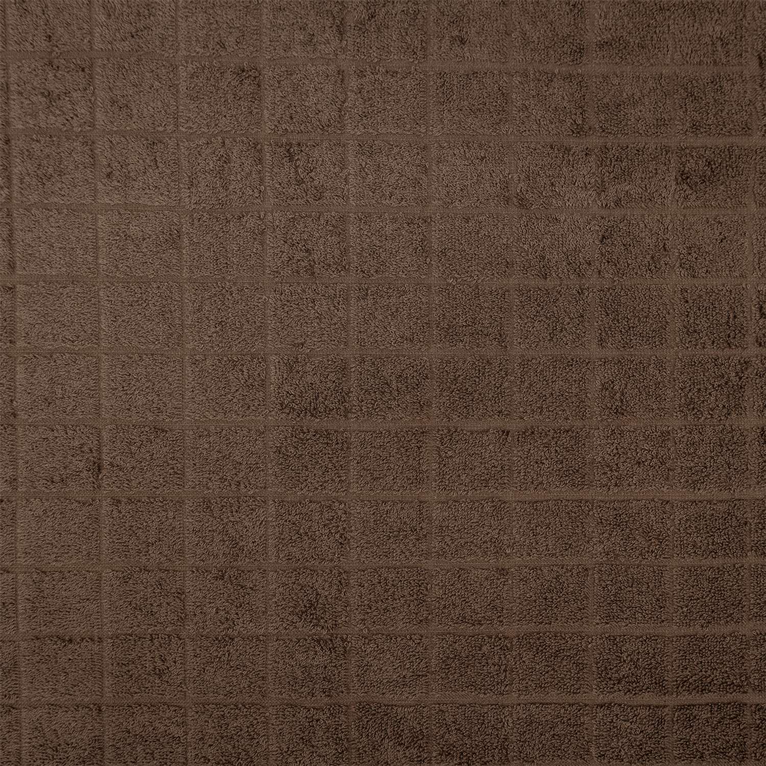 Махровая простыня BRAVO Квадро 150х200 коричневый - фото 3