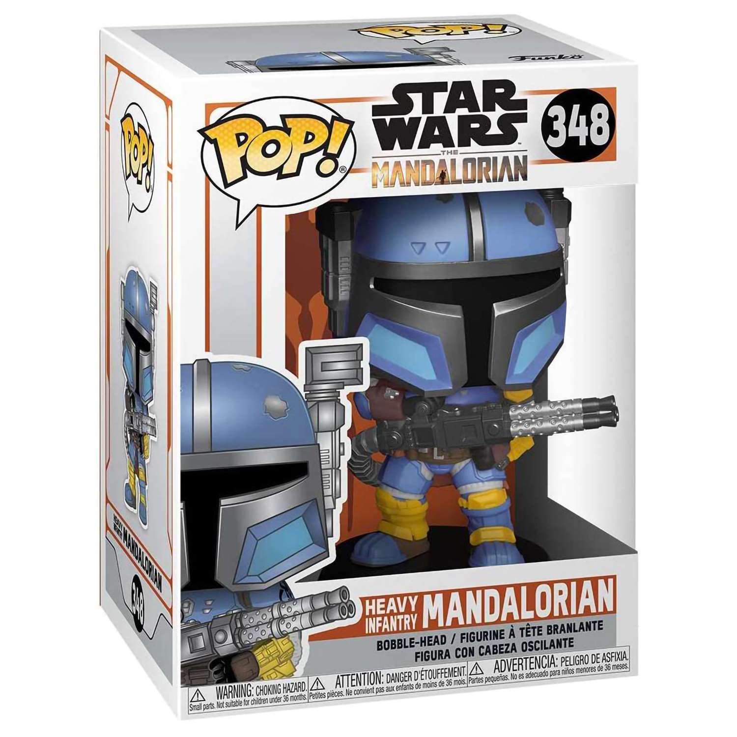 Фигурка Funko POP! Bobble Star Wars Heavy Infantry Mandalorian Мандалорец - фото 2