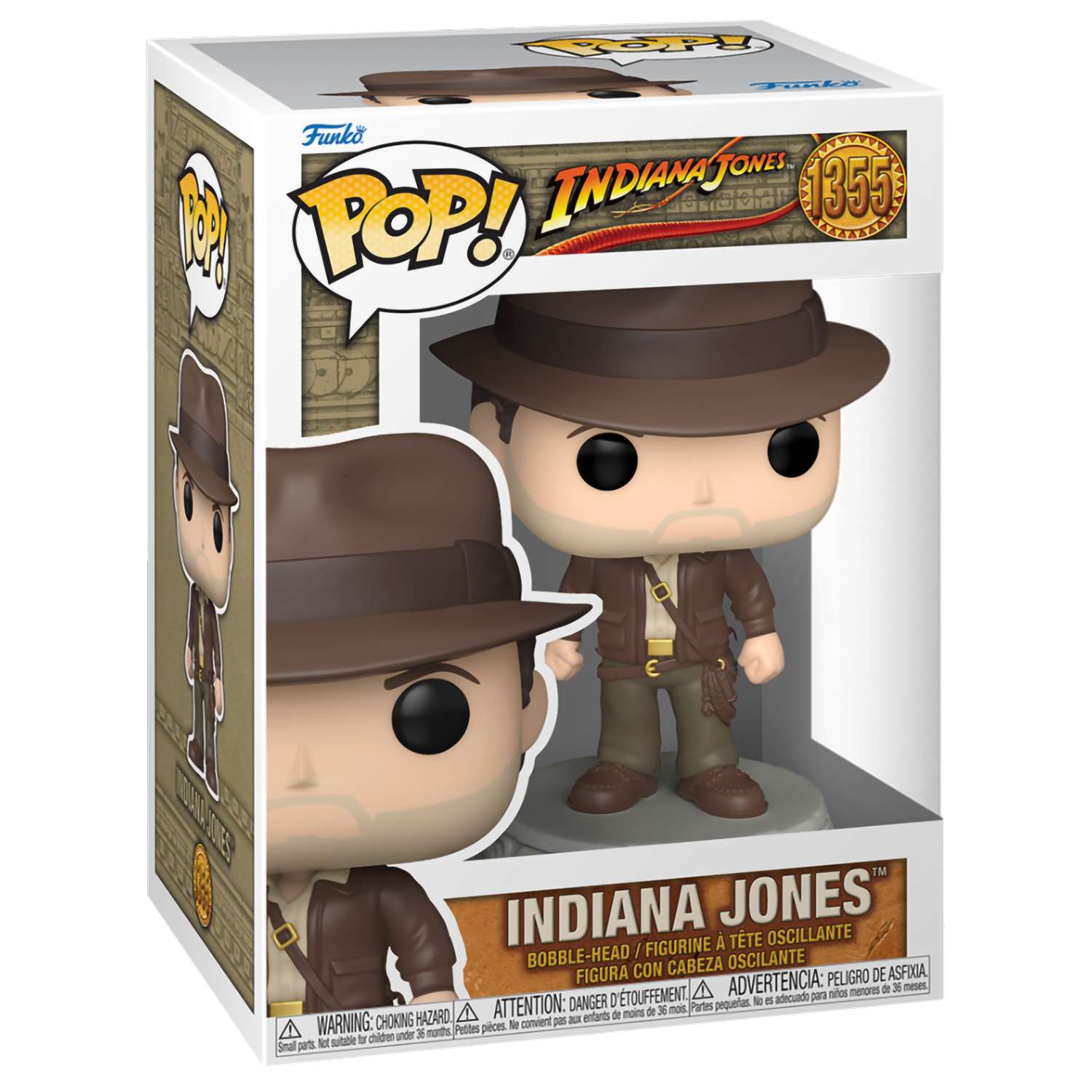 Фигурка Funko POP! Movies Bobble Indiana Jones ROTLA Indiana Jones w/Jacket (1355) 59259 - фото 2