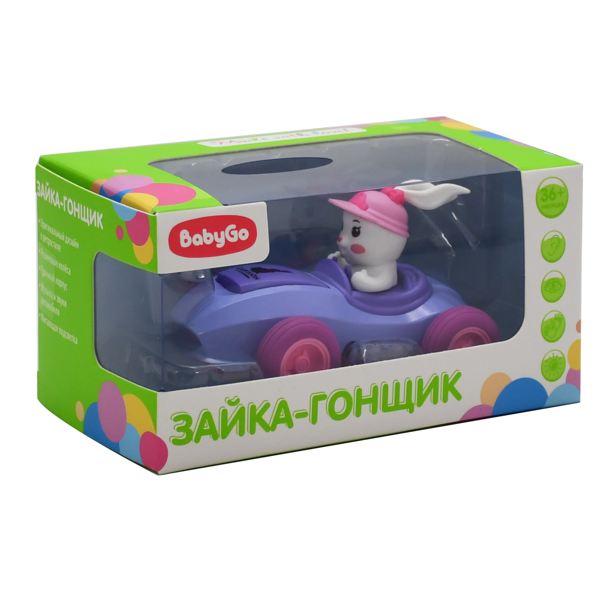 Игрушка Baby Go Машинка с зайкой OTB0594627 - фото 8