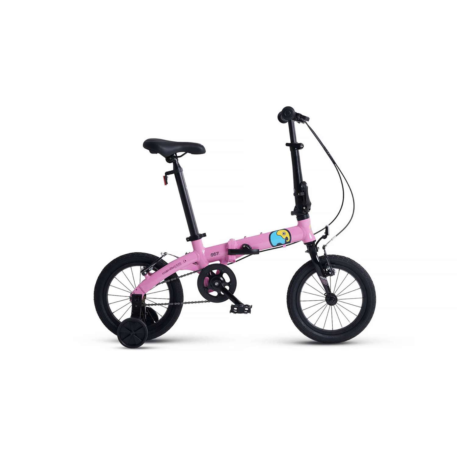 Велосипед Детский Складной Maxiscoo S007 стандарт 14 розовый - фото 1