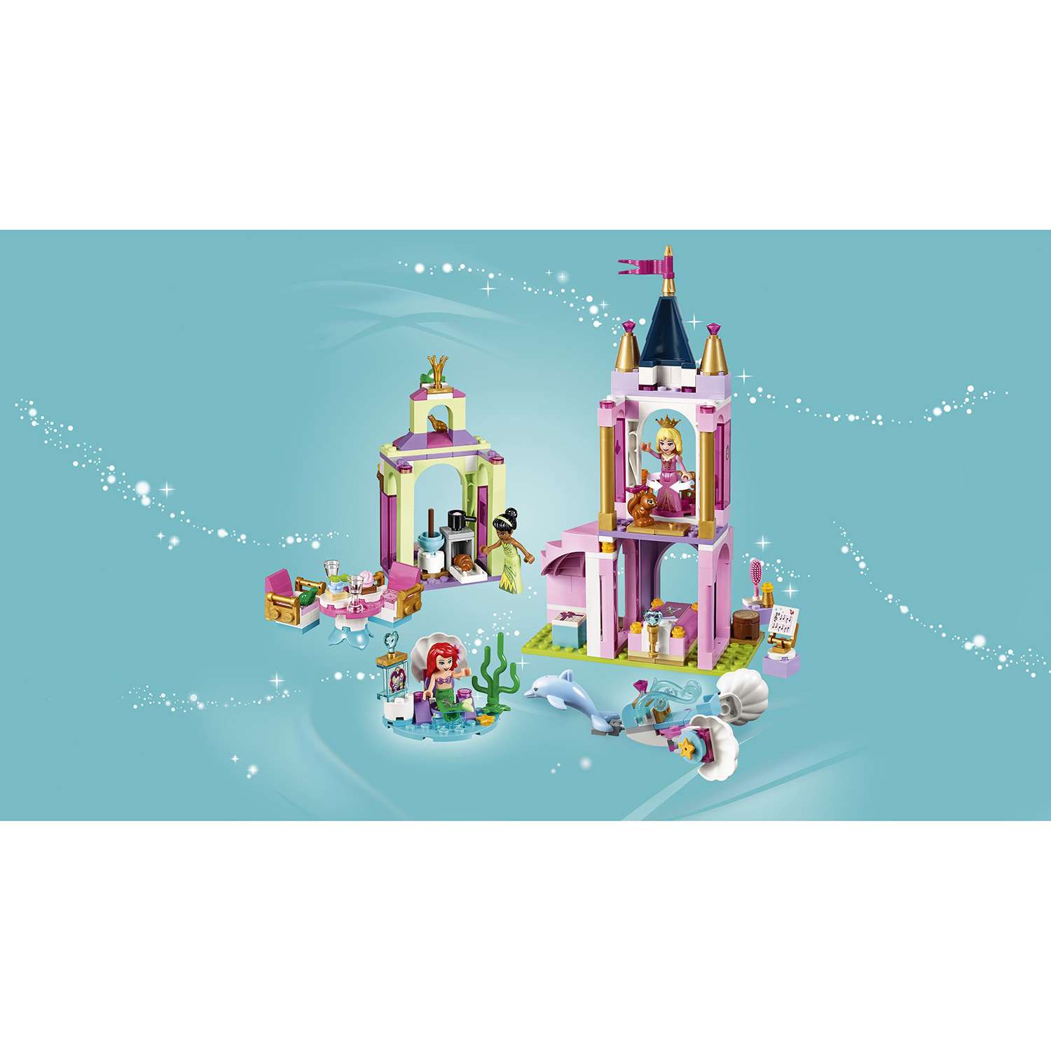 Конструктор LEGO Disney Princess Королевский праздник Ариэль Авроры и Тианы 41162 - фото 10
