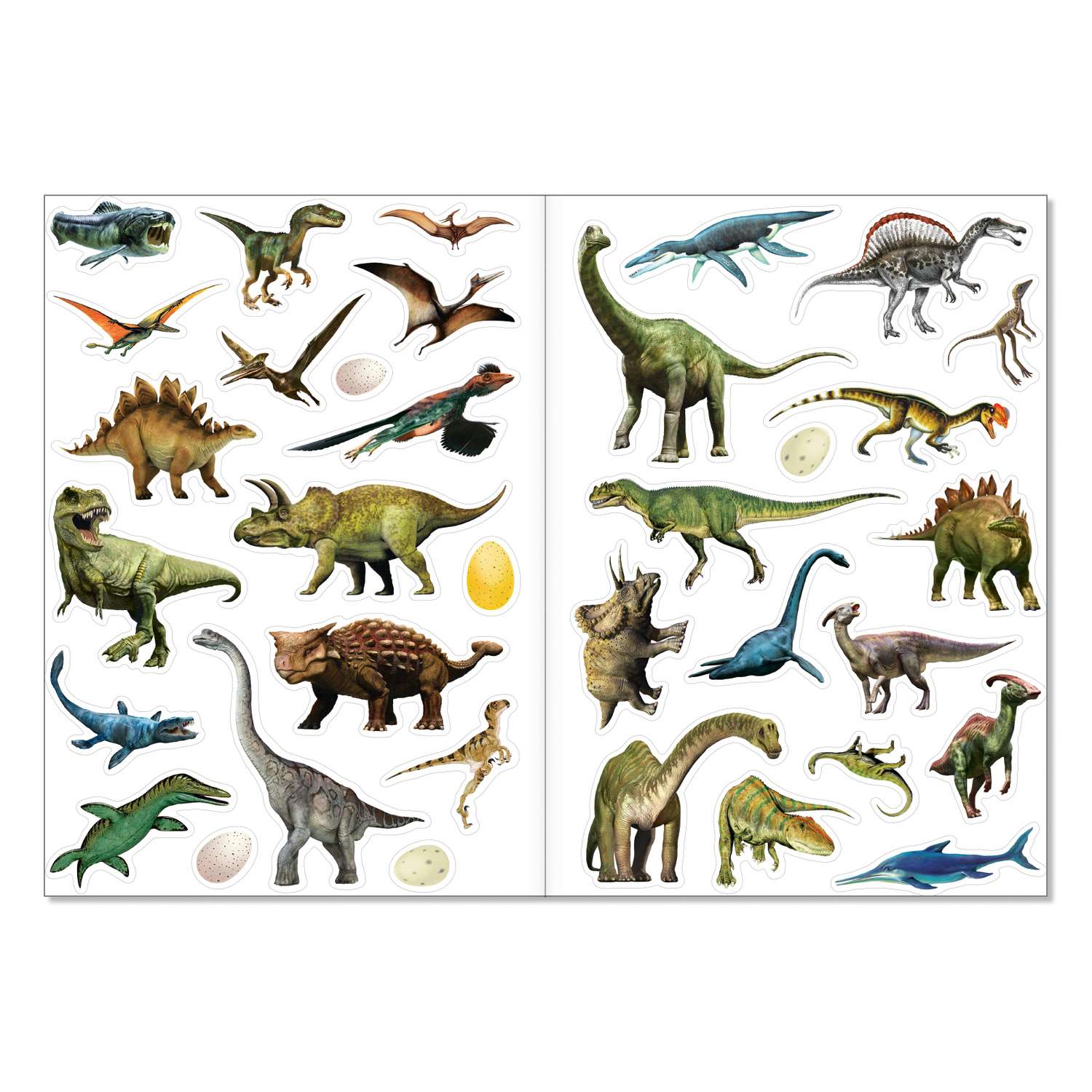 Наклейки многоразовые Буква-ленд «Динозавры» - фото 3