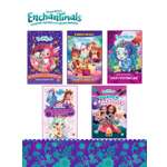 Комплект в дорогу Enchantimals Книжки для чтения 3 шт+ Раскраска 2 шт