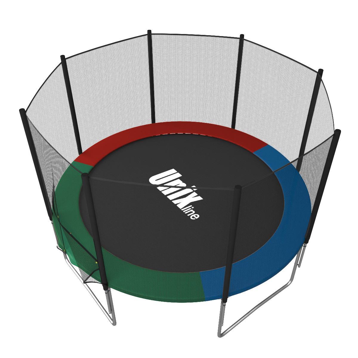 Батут UNIX line Simple 8 ft Color outside - фото 1